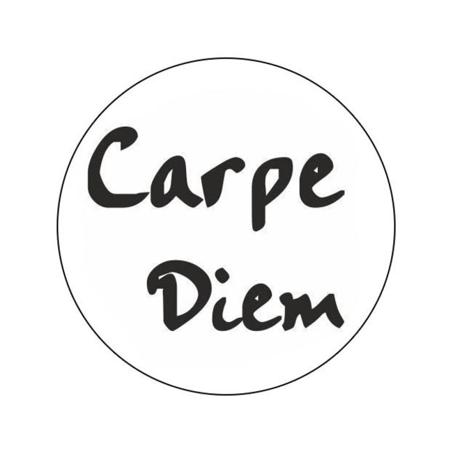 Cadeaustickers Old School Carpe Diem