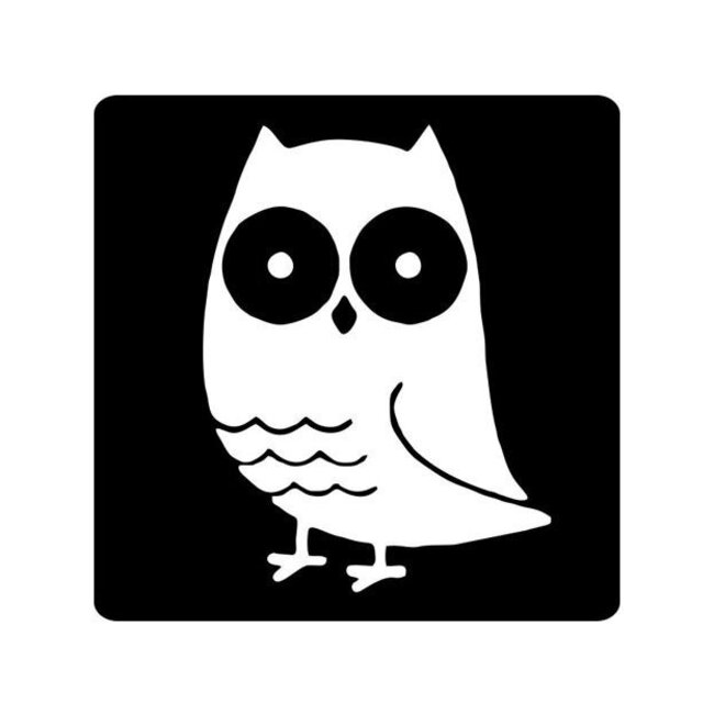 Cadeaustickers Schoolbord Uiltje