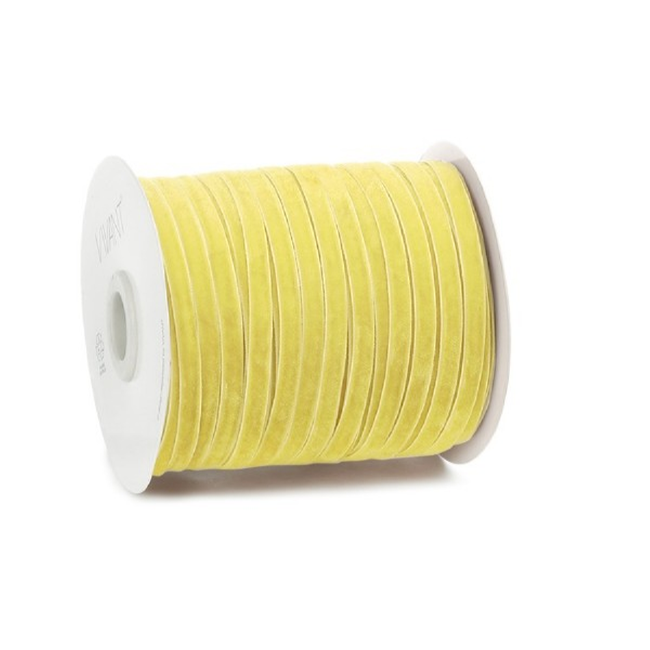 Fluweel Lint Lichtgeel