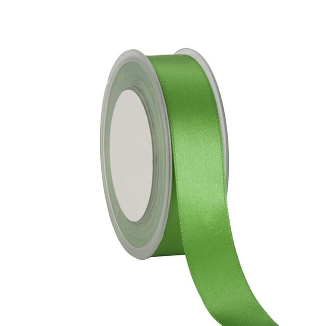 Satijnlint Double Face Groen