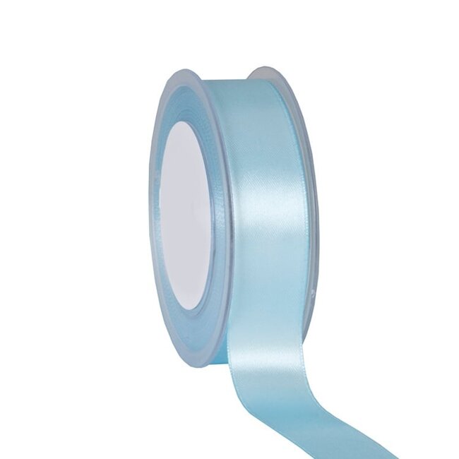 Satijnlint Double Face Lichtblauw