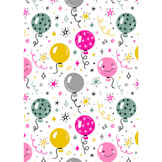 Cadeaupapier Balloonparty Multi