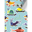 Cadeaupapier Buddy Lichtblauw