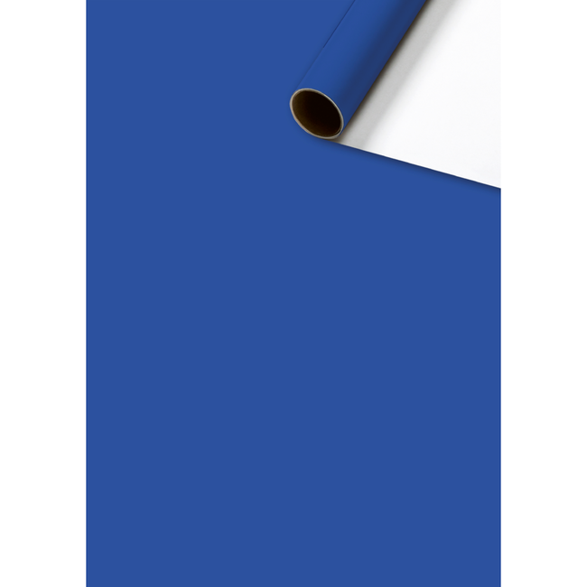 Consumentenrollen Cadeaupapier Uni Plain Blauw