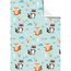 Cadeaupapier Vellen Matz Lichtblauw