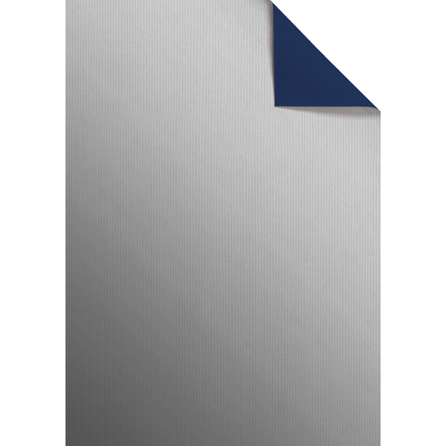 Cadeaupapier Vellen Uni Duplo Zilver