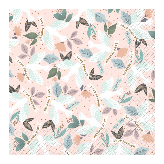 Servetten Duva Lichtgrijs