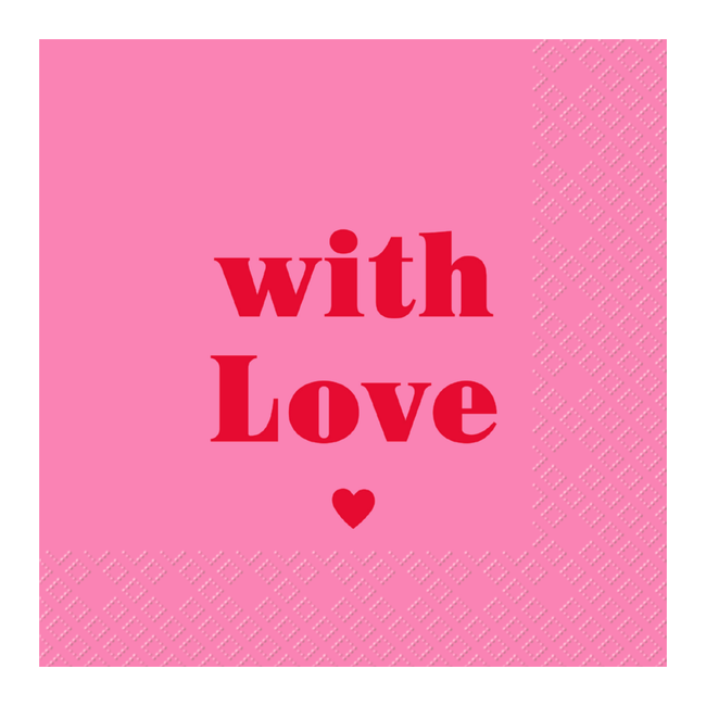 Servetten Amade Roze