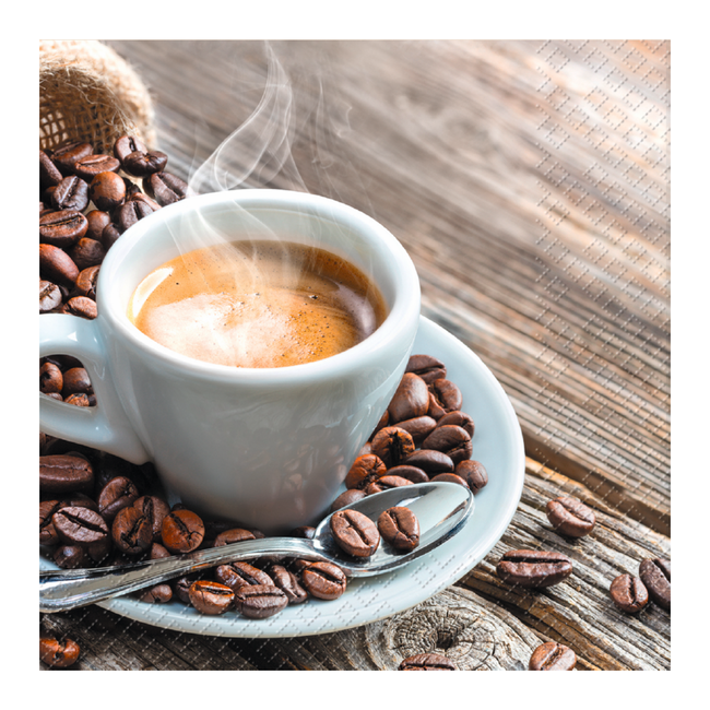 Cocktail Servetten Roastery Lichtbruin