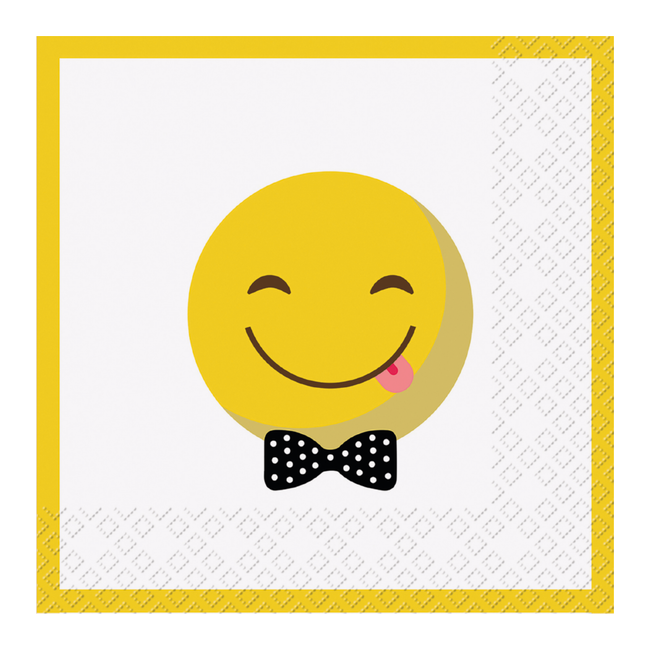 Cocktail Servetten Knox Geel