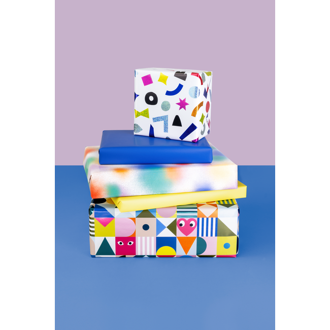 Consumentenrollen Cadeaupapier Mei Blauw