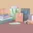 Consumentenrollen Cadeaupapier Uni Pure Blauw
