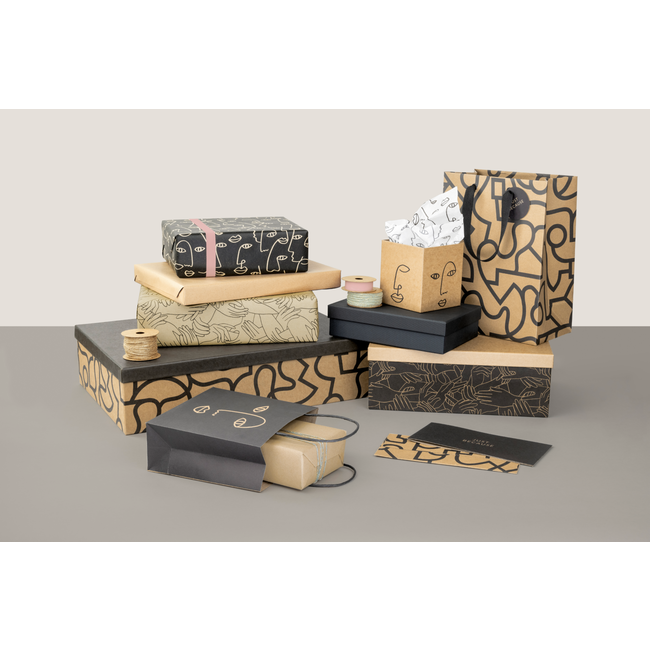 Consumentenrollen Cadeaupapier Ardik Zwart