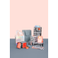 Cadeaupapier Vellen Forby Wit