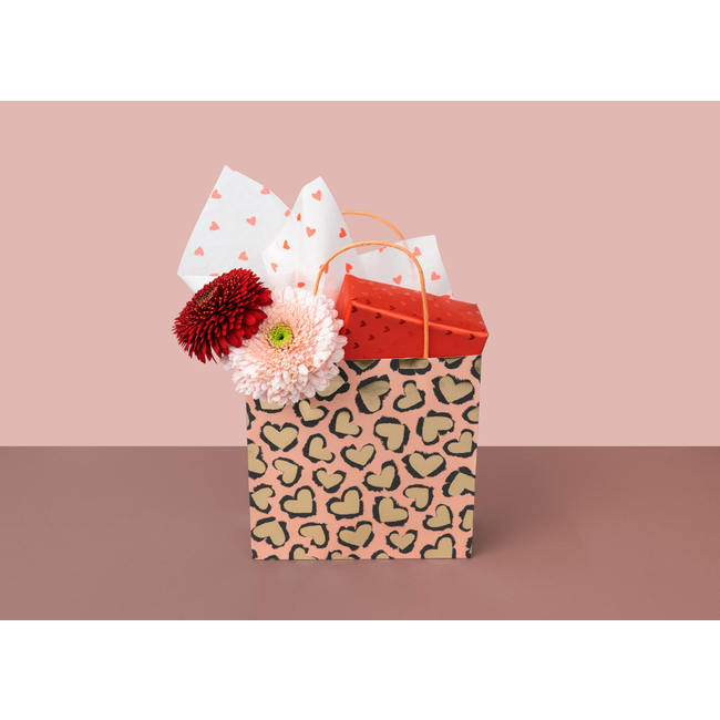 Papieren Draagtassen Cassy Roze