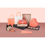 Papieren Draagtassen Cassy Roze