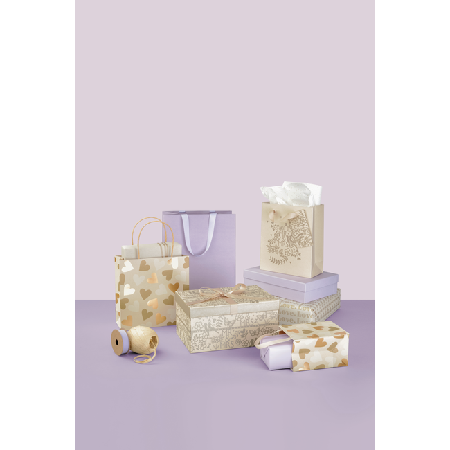 Papieren Draagtassen Anouk Beige