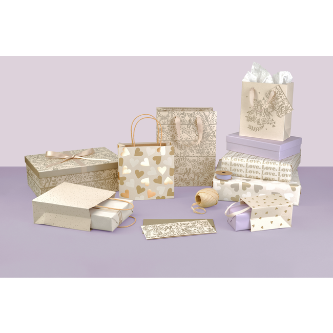 Papieren Draagtassen Anouk Beige