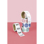 Cadeaustickers Lyra Blauw