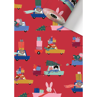 Cadeaupapier Maurin Rood