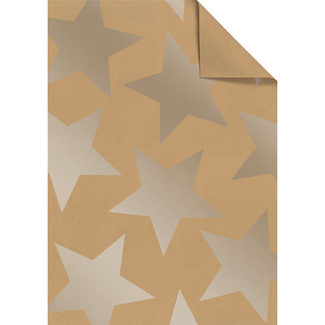 Cadeaupapier Vellen Giada Zilver