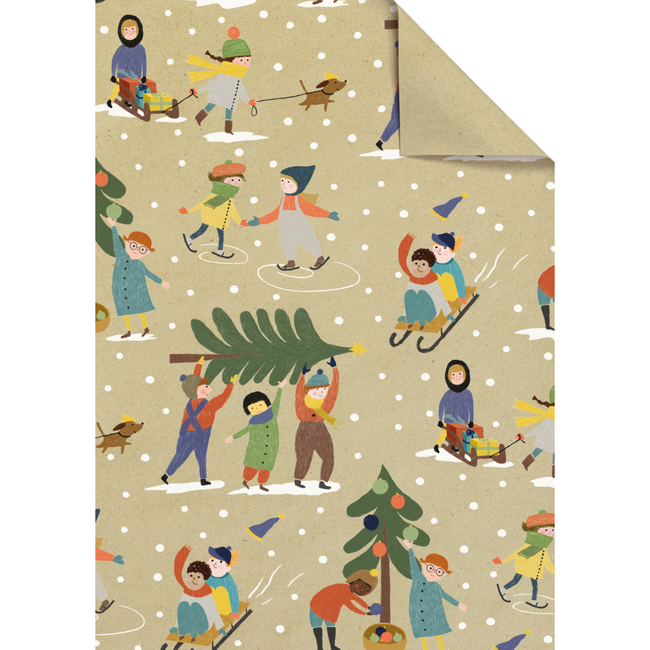 Cadeaupapier Vellen Juma Rood