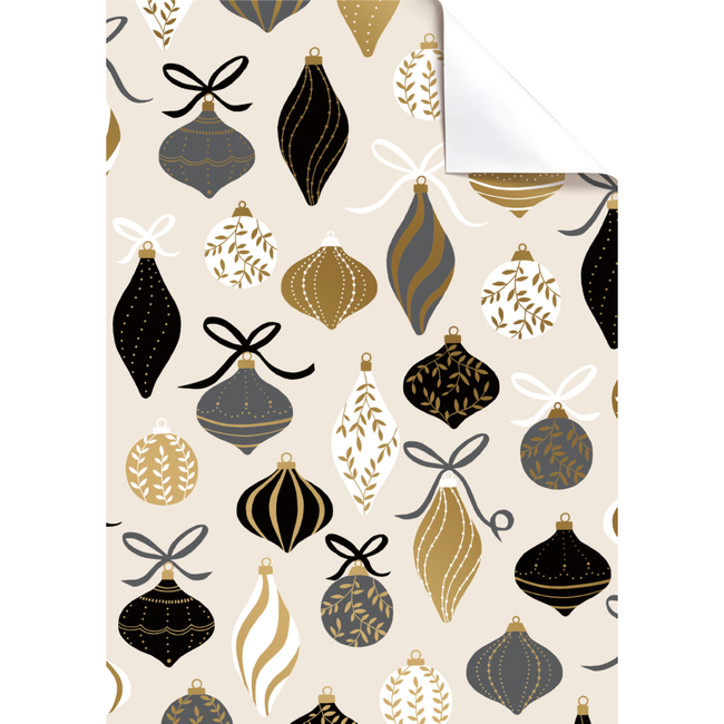 Cadeaupapier Vellen Lorena Goud