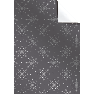 Cadeaupapier Vellen Nieve Donkergrijs