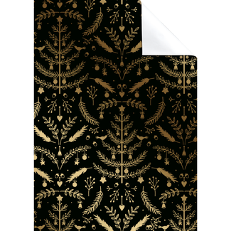 Cadeaupapier Vellen Baku Zwart Cadeaupapier Vellen Baku Zwart