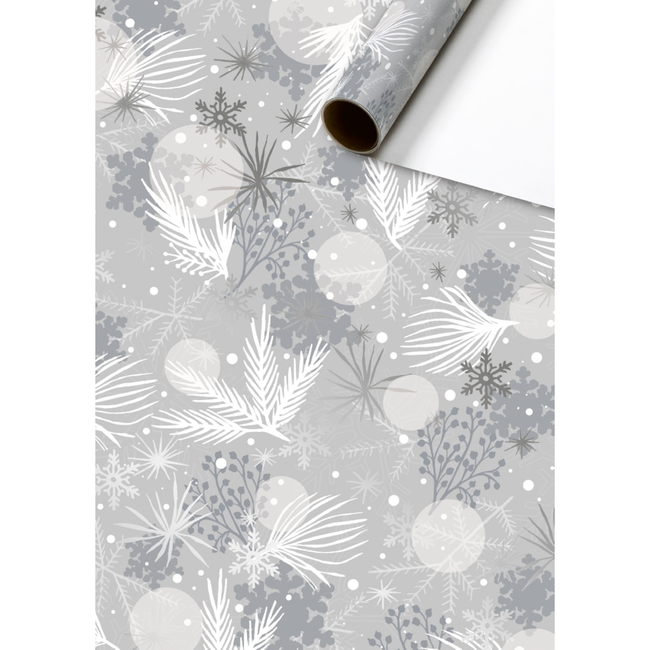 Consumentenrollen Cadeaupapier Aiden Zilver