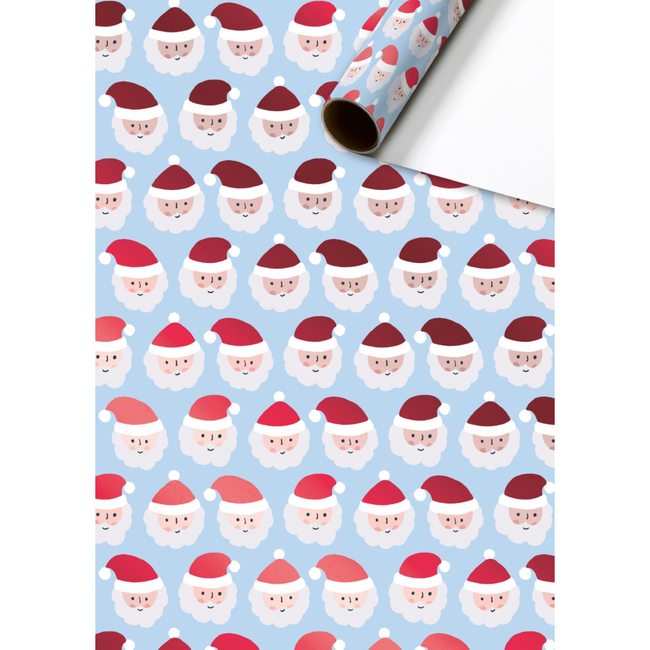 Consumentenrollen Cadeaupapier Claus Lichtblauw