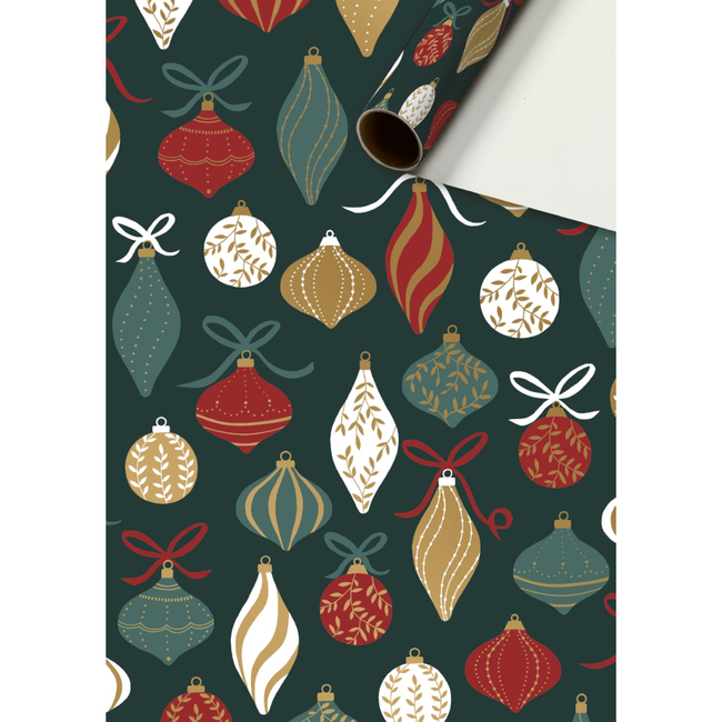 Consumentenrollen Cadeaupapier Lorena Donkergroen