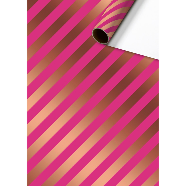 Consumentenrollen Cadeaupapier Stribe 2 Roze