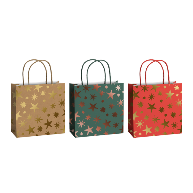 Papieren Draagtassen Aika Donkerrood