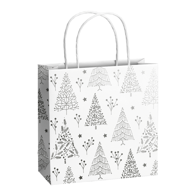 Papieren Draagtassen Arlette Wit