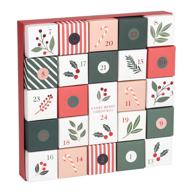 Cadeaudozen Advent Calendar Berna Rood