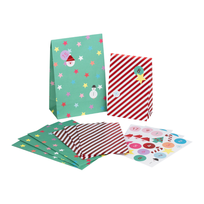 Cadeauzakjes Set Advent Dimitri