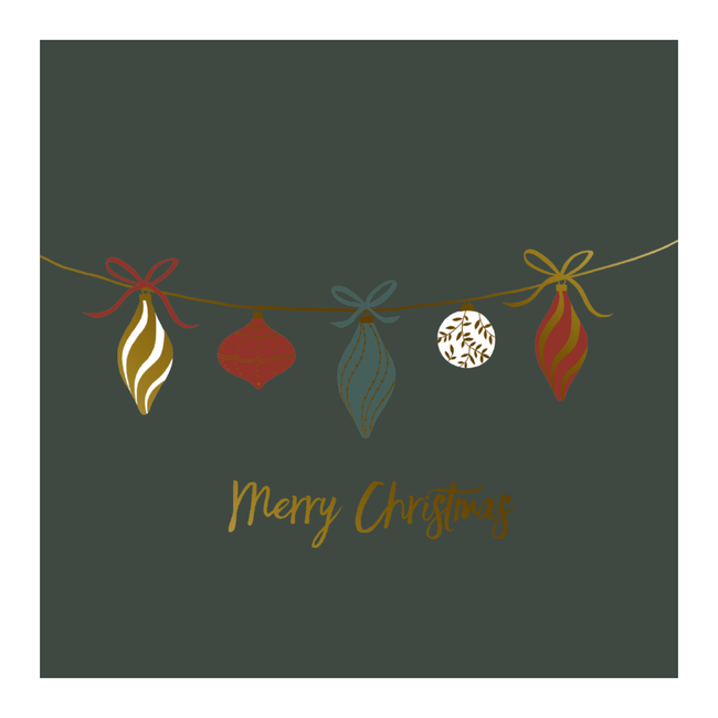 Servetten Lorena Donkergroen