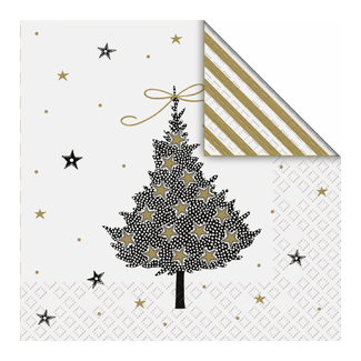 Cocktail Servetten Natala Zwart