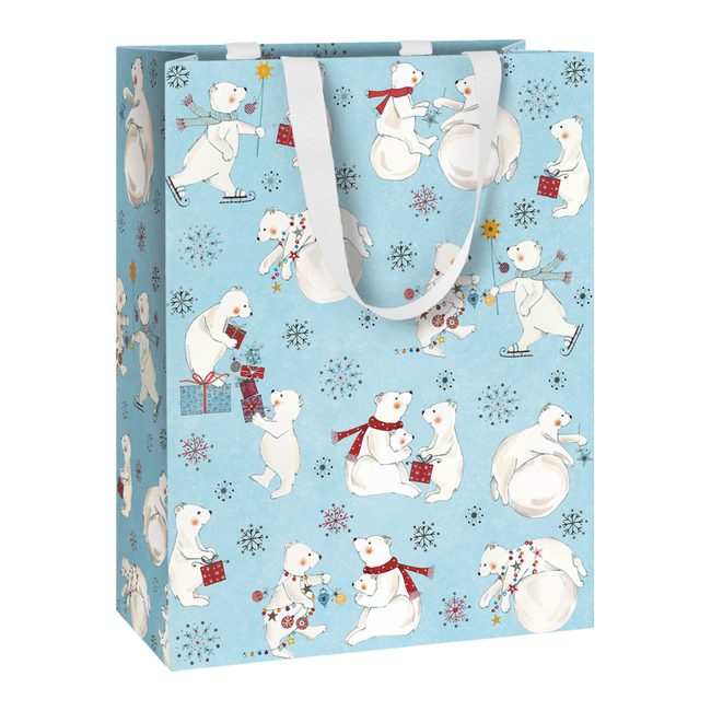 Papieren Draagtassen Nebi Lichtblauw