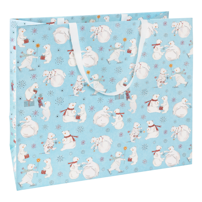 Papieren Draagtassen Nebi Lichtblauw