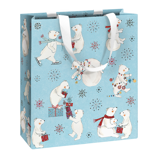 Papieren Draagtassen Nebi Lichtblauw