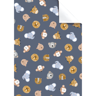 Cadeaupapier Vellen Buba Donkerpaars