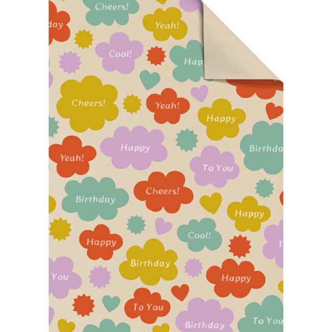 Cadeaupapier Vellen Jorin Lila