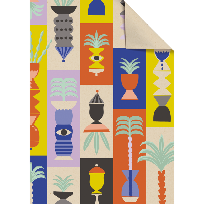 Cadeaupapier Vellen Shani Blauw