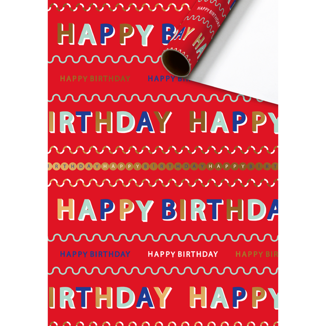 Consumentenrollen Cadeaupapier Albany Rood