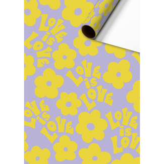 Consumentenrollen Cadeaupapier Floro Lila