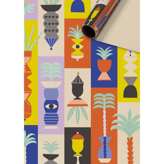 Consumentenrollen Cadeaupapier Shani Blauw