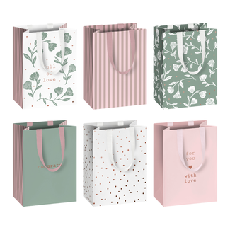 Papieren Draagtassen Display Olena Groen