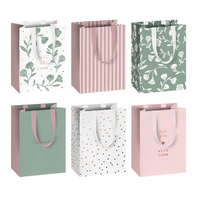 Papieren Draagtassen Display Olena Groen